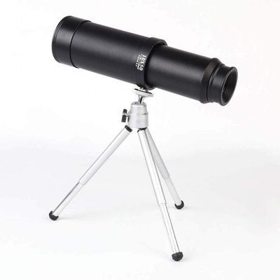 10X50 Big Eyepiece Monocular Telescopes, All Metal Stretch Optical Pirate Mirror, Waterproof Small Lightweight Telescope