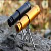 10X50 Big Eyepiece Monocular Telescopes, All Metal Stretch Optical Pirate Mirror, Waterproof Small Lightweight Telescope view 3