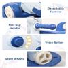 4 in 1 Rocking Horse for Toddlers 1-3 Years Old, Baby Rocking Toy Fun Birthday Gift for 1+ Kids, Ride on Toy with Guard Rails, Detachable Balance Board and Footrest with Push Handle (Blue) view 4
