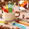 Winrayk Western Cowboy Party Favors, 24Pcs Self-designed Mini Bubble Wands for Kids Bubbles Bulk & Detachable Topper (6 Styles & Colors), Birthday Gift Pinata Filler Goodie Bag Stuffer Classroom Prize view 3