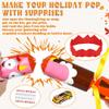 18 Pack Thanksgiving Crackers, Six Different Traditional Turkey Designs Thanksgiving Party Favors with Hat Dice and Adults, No Snap Holiday Crackers Poppers for Thanksgiving Table Decorations view 4