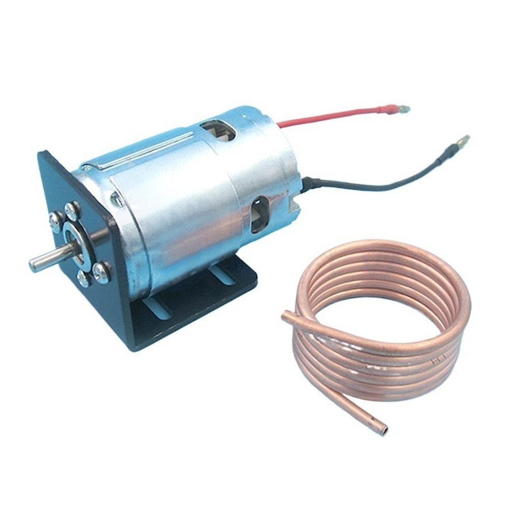 RC Boat 895 Brushed DC Motor 12V 24V High Torque for RC Bait Boat with Mount Water Cooling Ring and Banana Plug Wires