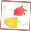 Beaupretty 3Pcs Musical Fruit Instruments for Boys and Girls Plastic Percussion Toys Simulation Fruit Design for Toddlers Music Play and Learning Activities view 2