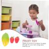 Beaupretty 3Pcs Musical Fruit Instruments for Boys and Girls Plastic Percussion Toys Simulation Fruit Design for Toddlers Music Play and Learning Activities view 3