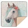 KJIZMO Horse4 Baby Play Mat Baby Gyms Blanket Waterproof Sandproof 3-Layers Mat for Summer Beach, Park, Camping view 2