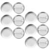KAILIKETIY 100Sets DIY Button Badge Supplies Craft Parts for Custom Badges Durable Blank Pin Emblems for Shirts Hats and Jackets view 1