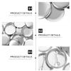 KAILIKETIY 100Sets DIY Button Badge Supplies Craft Parts for Custom Badges Durable Blank Pin Emblems for Shirts Hats and Jackets view 4