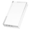 ERINGOGO Rectangular Glass Optical Prism Clear Glass for Science Photography Cube for Light Dispersion for Physics Education Decorative Sun Catcher view 1