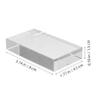 ERINGOGO Rectangular Glass Optical Prism Clear Glass for Science Photography Cube for Light Dispersion for Physics Education Decorative Sun Catcher view 2