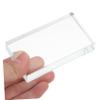 ERINGOGO Rectangular Glass Optical Prism Clear Glass for Science Photography Cube for Light Dispersion for Physics Education Decorative Sun Catcher view 3