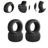 4Pcs Rubber Tires Tyre,Remote Control Car Tyre for 1/16 1/12 Vehicle Grass Tire Set Wheel Tires Accessory view 4