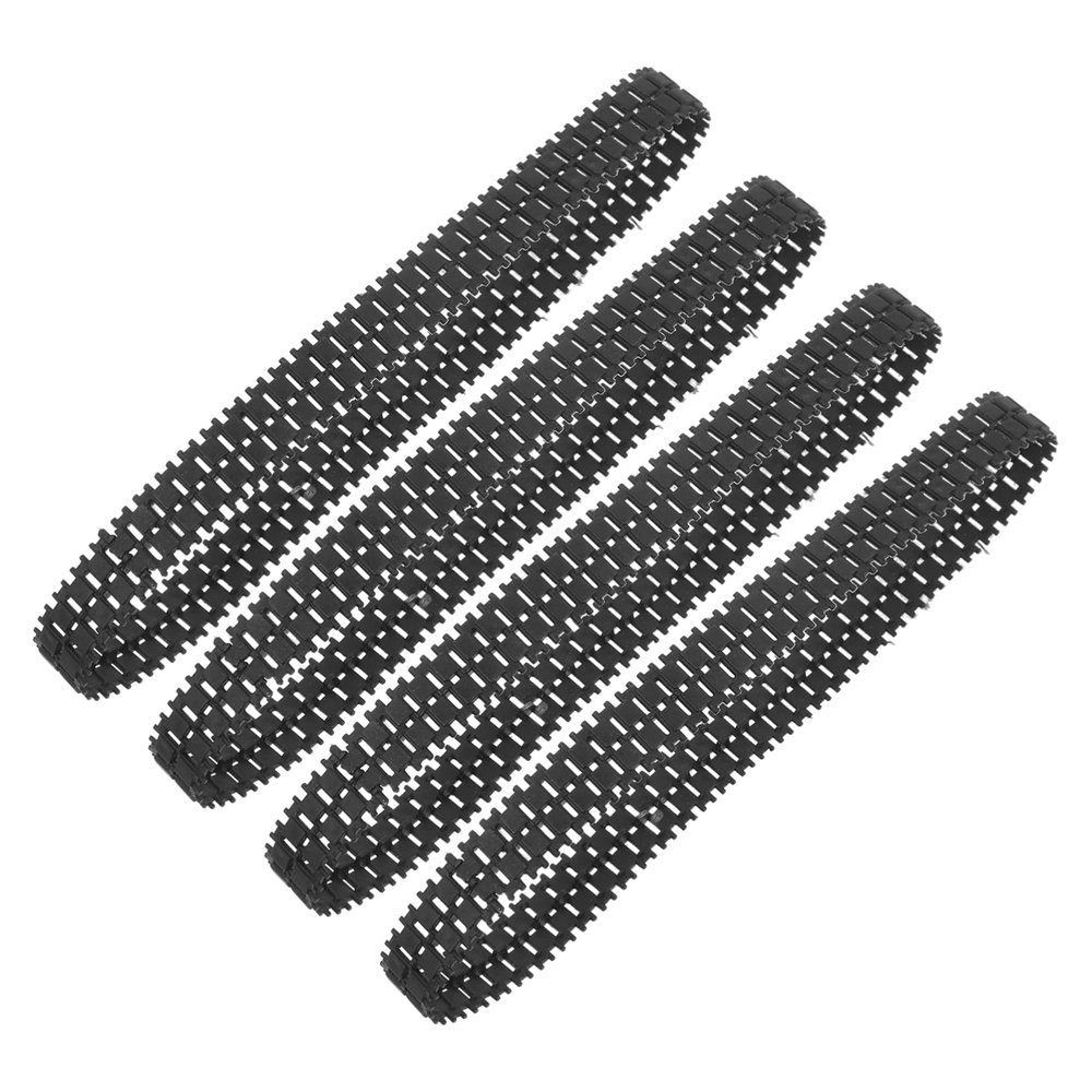 ifundom 4Pcs Rubber Tank Track Replacement for Crawler Rc Robot Tank DIY Robot Chassis Tracks for Remote Control Vehicles Enhance Creativity and Problem Solving Skills