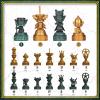 18.7-inch Travel Chess Set, Chinese Chess Set with Folding Chess Board, 32 Figurines, Business Gift view 3