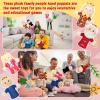 Soulchen 6 Pcs Fairy Tale Hand Puppets Christmas Party Favors 11.4" Soft Plush Puppets Set Role Play Toys Including Princesses, Princes, Queen, King, Fairy and Witch for Home Theater Shows Supplies view 4