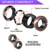 Cevioce 9 PCS Magnetic Ring Fidget Toys Set,ADHD Anxiety Magnetic Finger Spinner Pack for Adults and Teens,Kids Coolest Magnet Stress Relief Toy for 8+ Year Old Boys Girls Present view 2