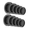 Amosfun 10Pcs Rubber Piggy Bank Plugs Assorted Round Stopper Covers for Money Jars Easy to Use Secure Coin Storage view 1