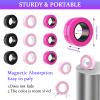 Cevioce 9 PCS Magnetic Ring Fidget Toys Set,ADHD Anxiety Magnetic Finger Spinner Pack for Adults and Teens,Kids Coolest Magnet Stress Relief Toy for 8+ Year Old Boys Girls Present view 3