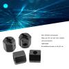4PCS 12mm Hex Adapter, Aluminum Alloy 12mm Wheel Hex Hub Drive Adapters for Axial SCX10 90046 (Black) view 2