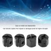 4PCS 12mm Hex Adapter, Aluminum Alloy 12mm Wheel Hex Hub Drive Adapters for Axial SCX10 90046 (Black) view 4