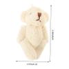 Hohopeti 5PCS Mini DIY Bear Doll Accessories 6cm Soft Velvet Hat Scarf and Gloves for Stuffed Animal Crafts for Boys and Girls Creative Projects view 2