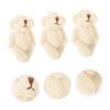 Hohopeti 5PCS Mini DIY Bear Doll Accessories 6cm Soft Velvet Hat Scarf and Gloves for Stuffed Animal Crafts for Boys and Girls Creative Projects view 3
