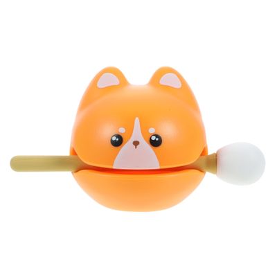 Ciieeo Cute Wooden Fish Toy Small Percussion Musical Office Stress Relief Plaything Creative Knocking Desk Decor for Relaxation for Cat Lovers