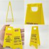 4Pcs Funny Office Desk Decor Caution Overstimulated Desk Warning Sign Accessories Cubicle Decorations Work Gag Gifts for Birthday Christmas White Elephant Women Men Coworker Employee Boss Manager view 4