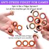 Cevioce 9 PCS Magnetic Ring Fidget Toys Set,ADHD Anxiety Magnetic Finger Spinner Pack for Adults and Teens,Kids Coolest Magnet Stress Relief Toy for 8+ Year Old Boys Girls Present view 4