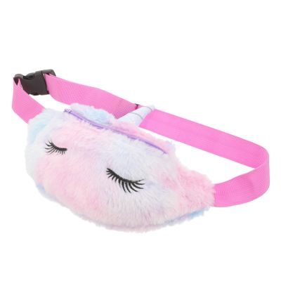 FOMIYES 1Pc Plush Unicorn Waist Bag for Cartoon Chest Bag Cute Crossbody Pouch for Boys and Durable Skin Friendly Material for Snacks and Essentials