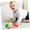 FRCOLOR 1Set Miniature Traffic Educational Roadblock for Including Cones Barricades and Traffic Signs Learning Plaything for Imaginative Outdoor Games view 3