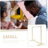 Abaodam 1Set Doll Clothes Organizer Wooden Hanging Rack for Doll Clothing Storage Coat Rack Practical Design for Clean and Tidy Wardrobe House Furniture Accessory view 2