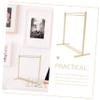 Abaodam 1Set Doll Clothes Organizer Wooden Hanging Rack for Doll Clothing Storage Coat Rack Practical Design for Clean and Tidy Wardrobe House Furniture Accessory view 4