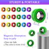 Cevioce 18 PCS Magnetic Ring Fidget Toys Set,ADHD Anxiety Magnetic Finger Spinner Pack for Adults and Teens,Kids Coolest Magnet Stress Relief Toy for 8+ Year Old Boys Girls Present view 3