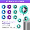 Cevioce 9 PCS Magnetic Ring Fidget Toys Set,ADHD Anxiety Magnetic Finger Spinner Pack for Adults and Teens,Kids Coolest Magnet Stress Relief Toy for 8+ Year Old Boys Girls Present view 3