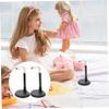 FUNNETOYU 2Pcs Adjustable Height Doll Stand for Figures Display Holder Figures Window Displays and Home Organization view 2