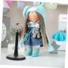 FUNNETOYU 2Pcs Adjustable Height Doll Stand for Figures Display Holder Figures Window Displays and Home Organization view 4