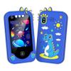 Kids Smart Toy Phone Blue 2.8" Touchscreen with Dual Cameras 17 Puzzle Games 13 Habit Tracking Alarms Christmas/Birthday Gift for 3-10 Year Old Boys Girls Travel Educational Toy view 1