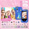Kids Smart Toy Phone Blue 2.8" Touchscreen with Dual Cameras 17 Puzzle Games 13 Habit Tracking Alarms Christmas/Birthday Gift for 3-10 Year Old Boys Girls Travel Educational Toy view 3