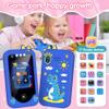 Kids Smart Toy Phone Pink 2.8" Touchscreen with Dual Cameras 17 Puzzle Games 13 Habit Tracking Alarms Christmas/Birthday Gift for 3-10 Year Old Boys Girls Travel Educational Toy view 4
