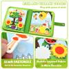 Meafeng Jungle Busy Book for Toddlers 1-3 - Montessori Quiet Activity & Learning Book with Jungle Animals, Educational Toy for 1 2 3 Year Old Boys Girls, Travel Toy for Airplane & Car Trips view 3