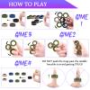 Cevioce 15 PCS Magnetic Ring Fidget Toys Set,ADHD Anxiety Magnetic Finger Spinner Pack for Adults and Teens,Kids Coolest Magnet Stress Relief Toy for 8+ Year Old Boys Girls Present view 4