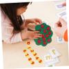 HOMOBABE 4Sets Felt Apples Tree for Counting Matching Game Educational Preschool Supply with Numbers for Puzzles for Math Skill Development and Creative Play view 4