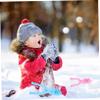 Beaupretty 4Pcs Portable Makers Set for Kids Creative Snow Toys Cartoon Molds for Winter Fun Clamps for Beach and Snowfield Activities view 3