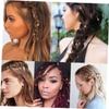 DEARMAMY 305Pcs Dreadlock Beads and Hair Accessories Set Gold Decorative Hairpins and Spring Rings for Women Includes Shell Charms and Snowflake Pendants view 3
