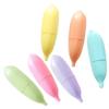 Abaodam 6Pcs Adorable Cartoon Highlighters Dual Tip Fluorescent Markers for Note Taking DIY Scrapbook for Students and Design view 1