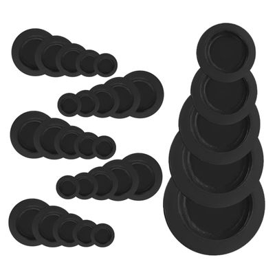 Amosfun 30Pcs Assorted Round Rubber Stoppers for Piggy Banks to Money Bank Plugs Easy to Clean and Install for Covering Coin Slots