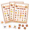QUDNCR Fall Bingo Game, Autumn Thanksgiving Party Bingo Cards for Adults, Fall Harvest Party Decorations Supplies, Autumn Themed Birthday Favors for 24 Players, 09 view 1
