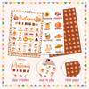 QUDNCR Fall Bingo Game, Autumn Thanksgiving Party Bingo Cards for Adults, Fall Harvest Party Decorations Supplies, Autumn Themed Birthday Favors for 24 Players, 09 view 3