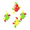 Gogogmee 4Pcs Wind Up Crab Clockwork Crabs for Safe Smooth Plastic Red Green Yellow for Easter Baskets and Spring Parties view 2