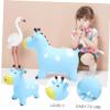 Beaupretty Inflatable Thickened Outdoor Bouncing Mount for Durable Educational Ride with Air Pump for Indoor Outdoor Fun view 2